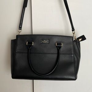 Black Kate Spade Laurel Reese Satchel